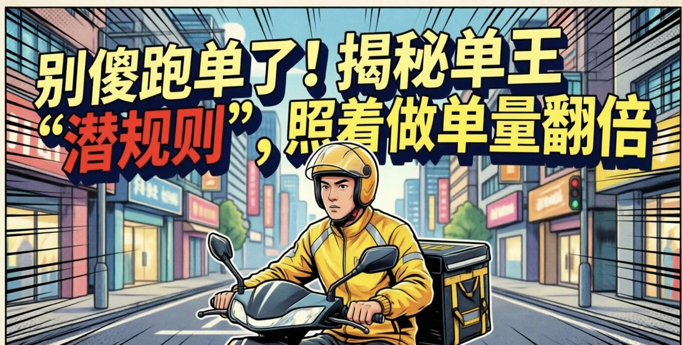图片[1]-别傻跑单了！揭秘单王都在用的“潜规则”，照着做单量直接翻倍-57技术坊